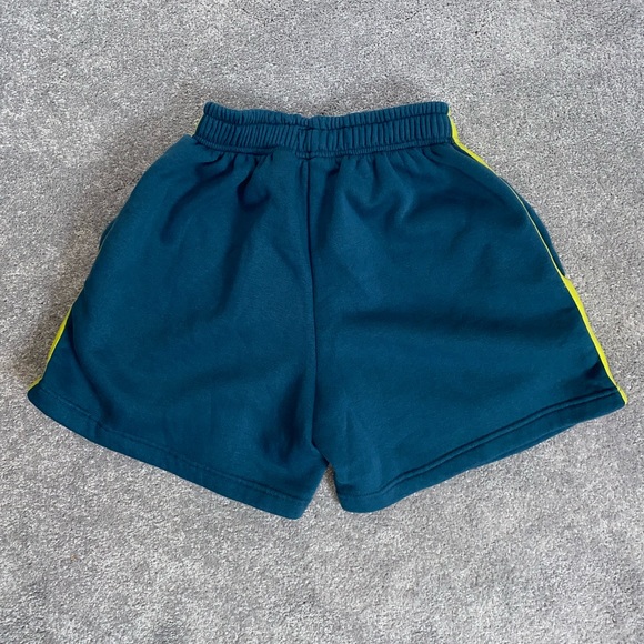 Blue Shorts with lime green stripes - Picture 4 of 8